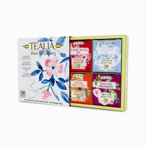 Presentation Box Black Tea Quartet - 40 Enveloped Tea Bags