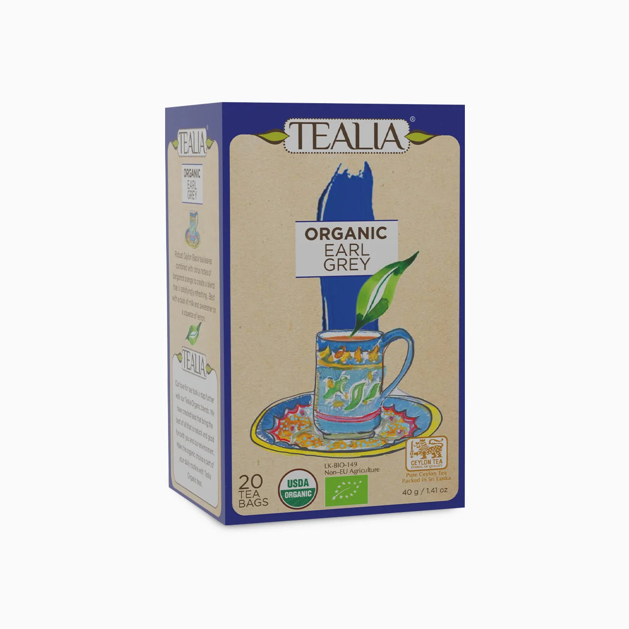 Organic Earl Grey (20 Envelope Tea Bags)