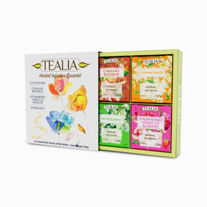 Presentation Box Herbal Tea Quartet - 40 Enveloped Tea Bags
