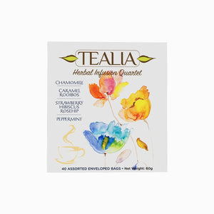 Presentation Box Herbal Tea Quartet - 40 Enveloped Tea Bags