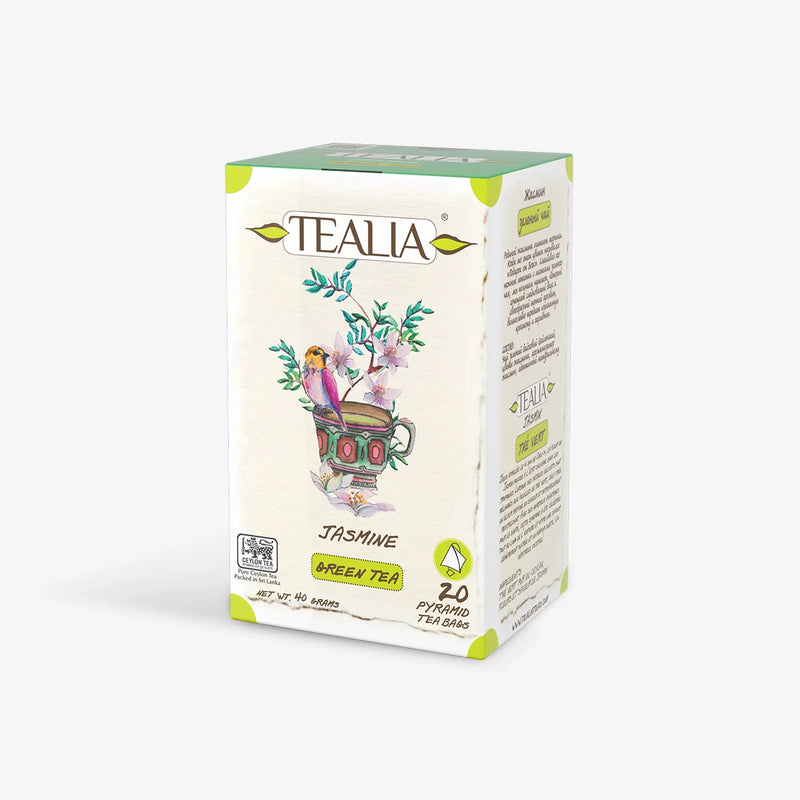 Thé vert au jasmin (20 sachets pyramidaux)