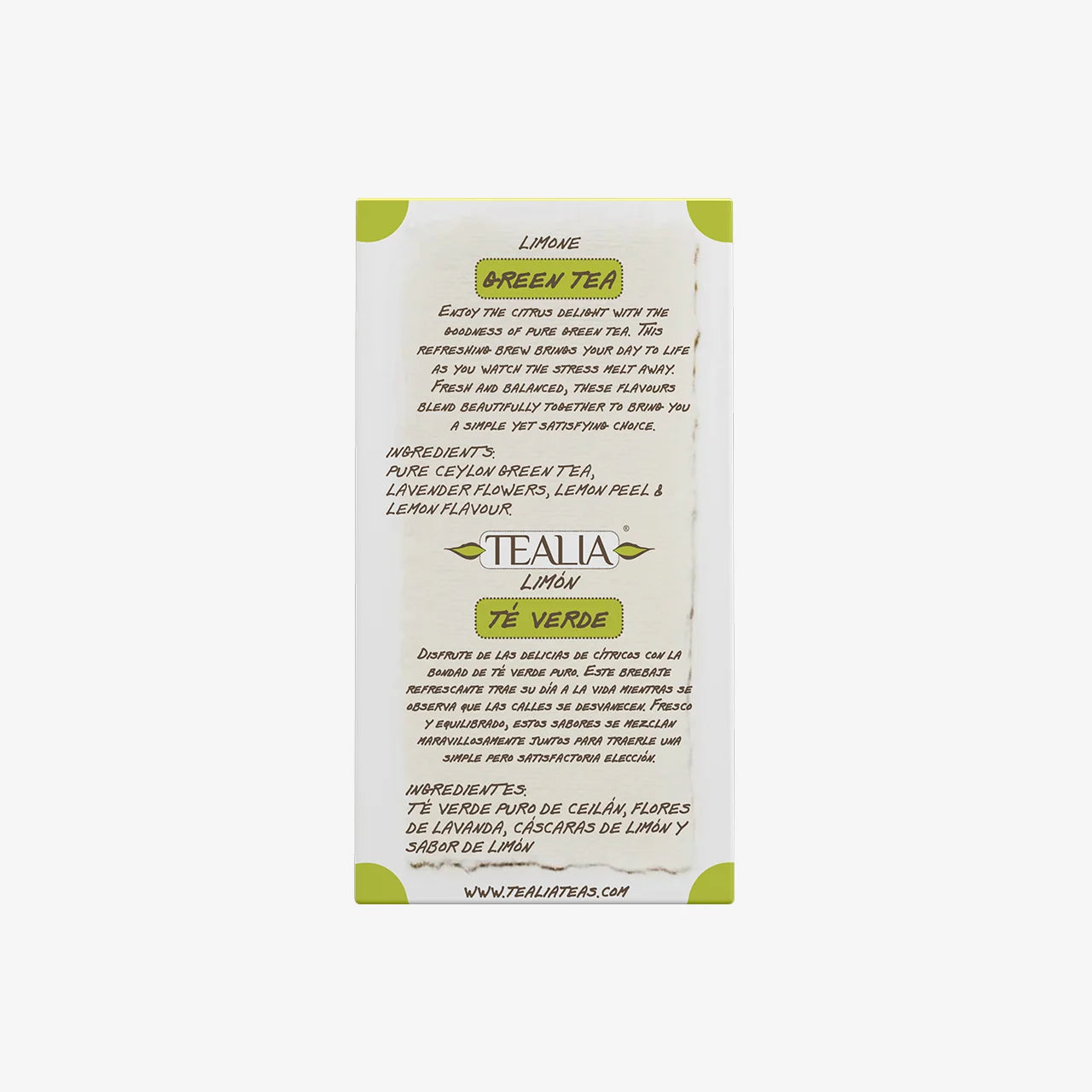 Limone (Pyramid Tea Bags)