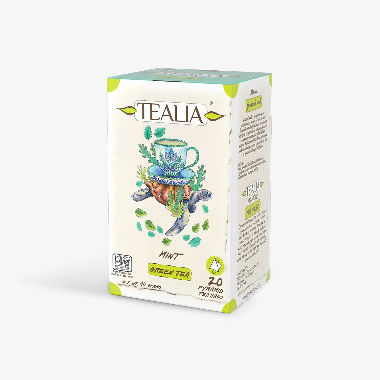 Mint Green Tea (20 Pyramid Tea Bags)