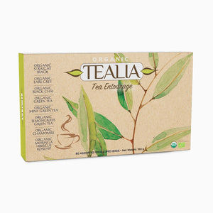 Tealia Organic Mix Tea Box - 8 blends x 10 TB