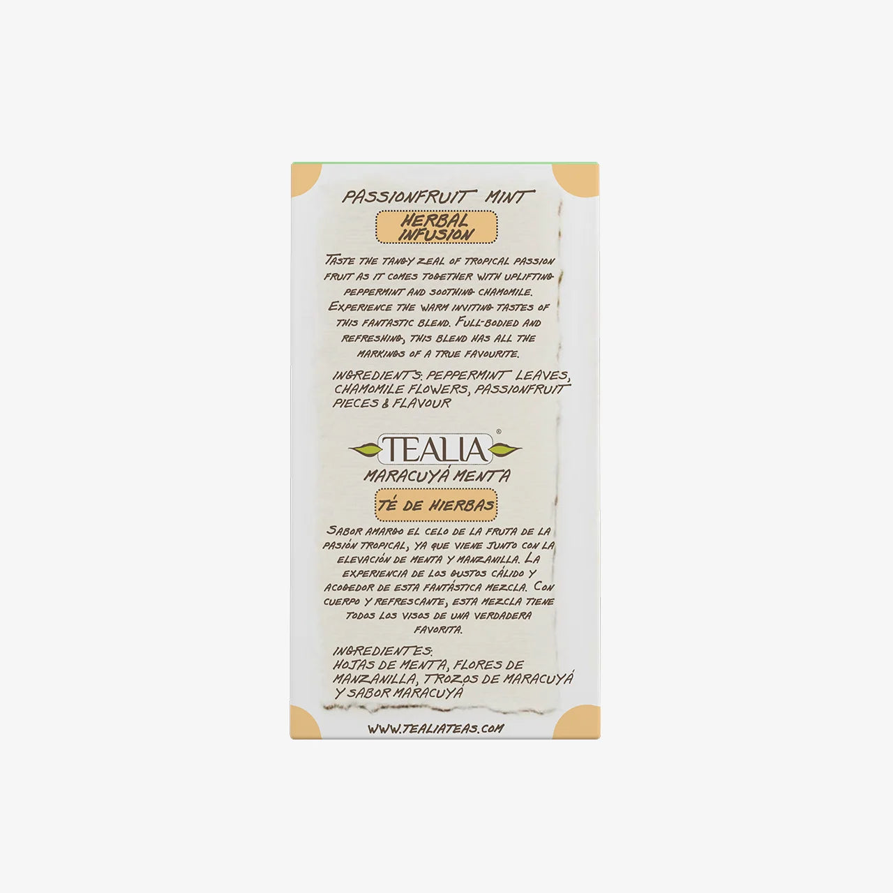 Passionfruit Mint (Pyramid Infusion Bags)