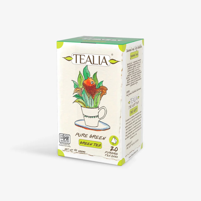 Thé vert pur (sachets de thé pyramidaux)