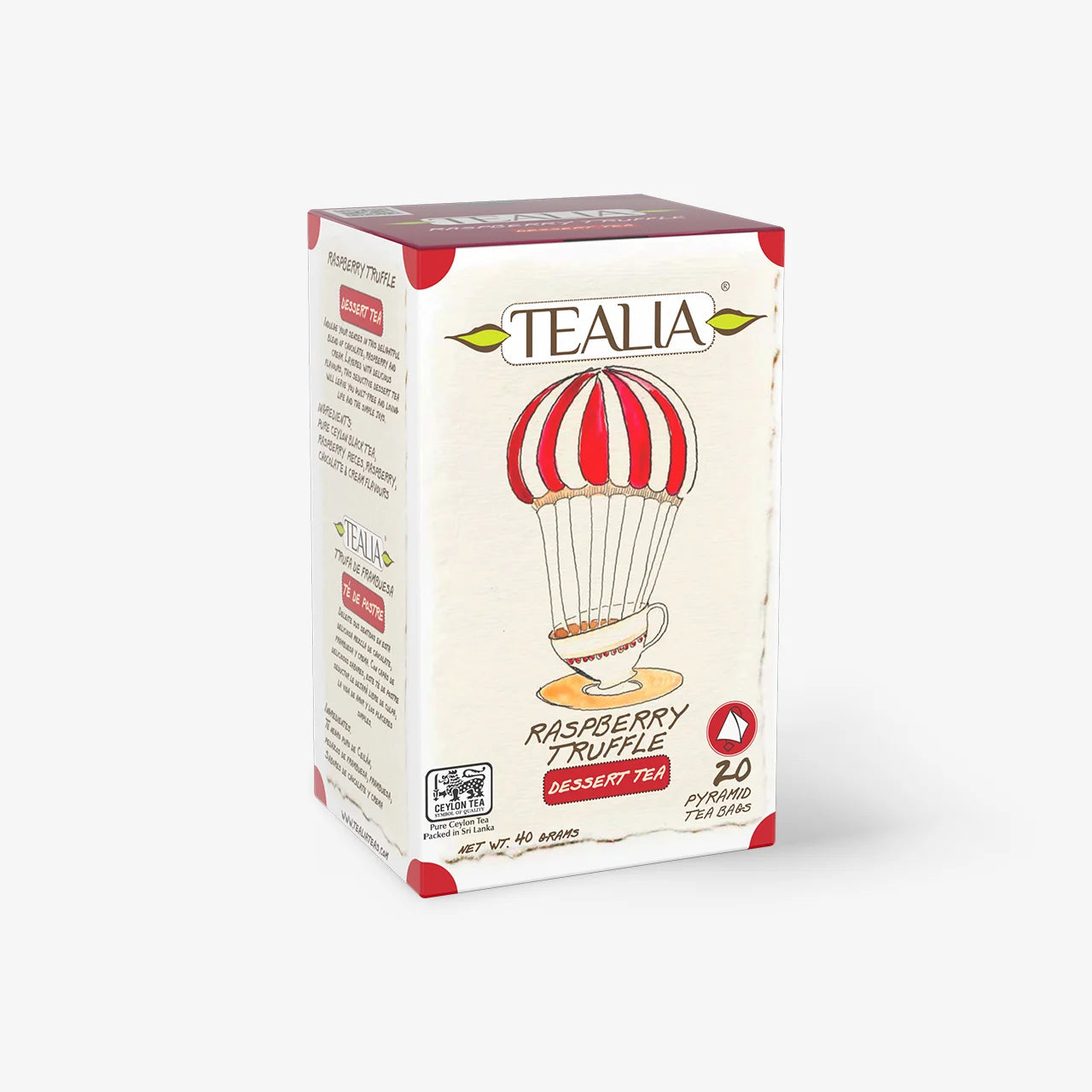 Truffe Framboise (20 sachets de thé pyramidaux)