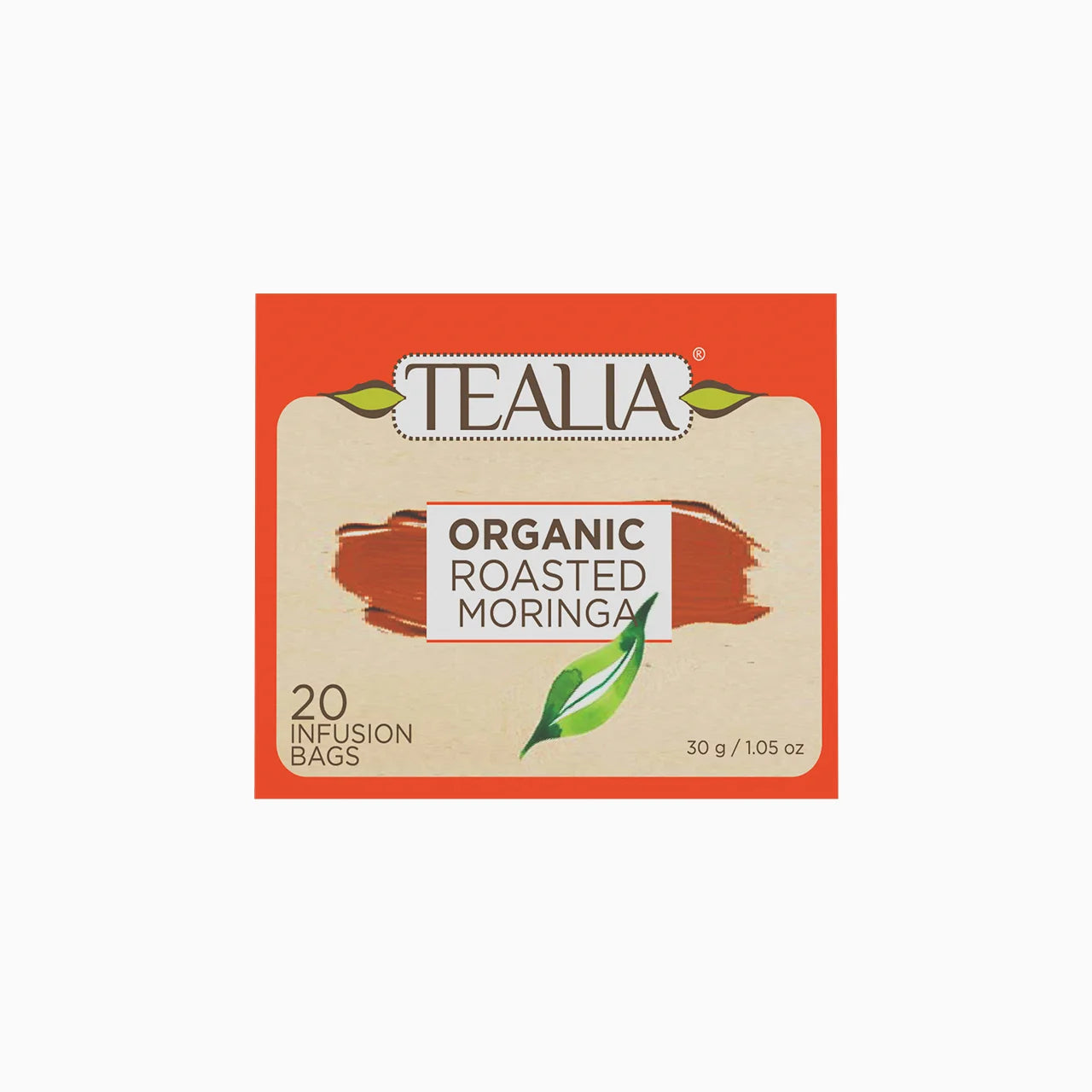 Organic Roasted Moringa (20 Envelope Tea Bags)
