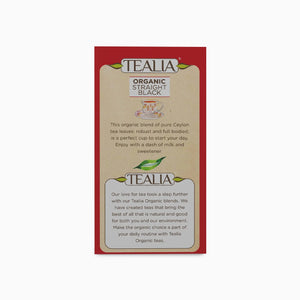 Organic Straight Black (20 Envelope Tea Bags)