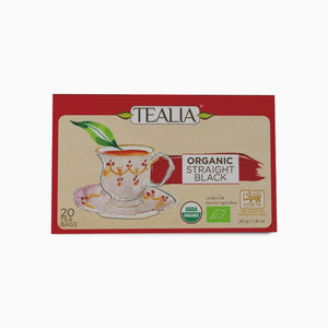 Organic Straight Black (20 Envelope Tea Bags)