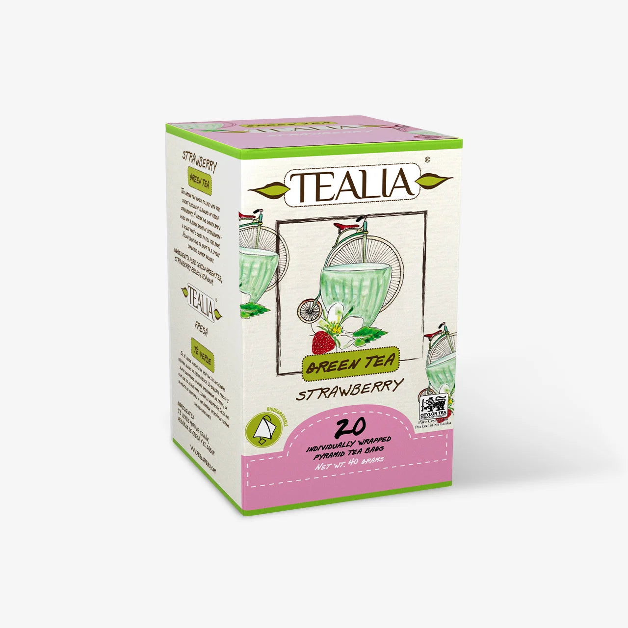 Fraise (20 sachets Pyramid Enveloppes)