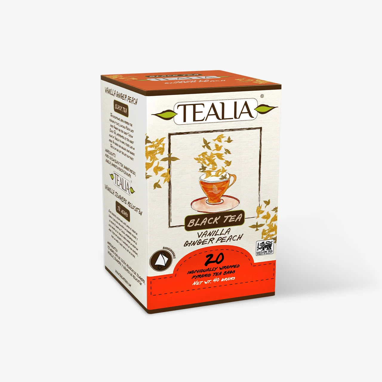 Pêche Gingembre Vanille (20 sachets)
