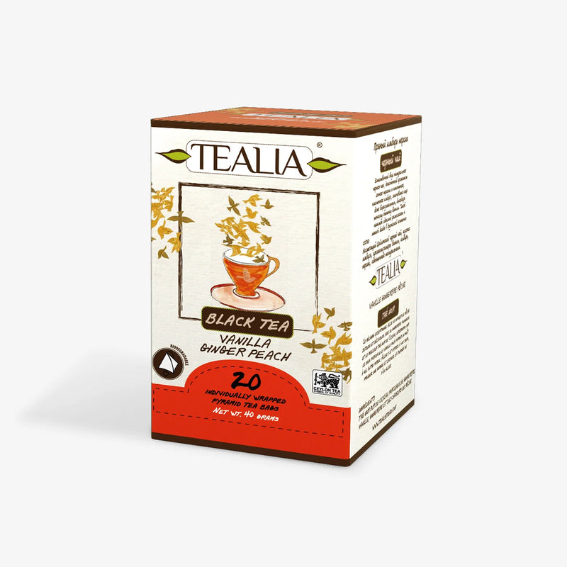 Pêche Gingembre Vanille (20 sachets)