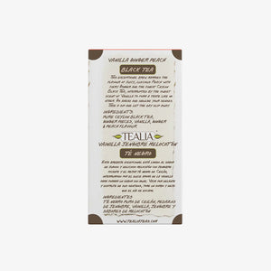 Vanilla Ginger Peach (20 Pyramid Tea Bags)