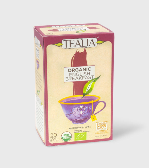 Organic Straight Black (20 Envelope Tea Bags)