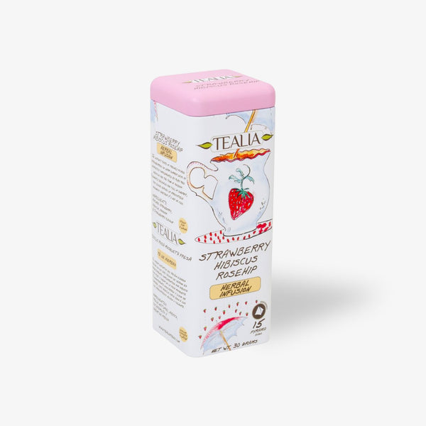 Strawberry Hibiscus Rosehip 15 Pyramid Tea Bags
