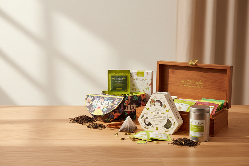 Tealia Premium Tea Collection Hero Banner