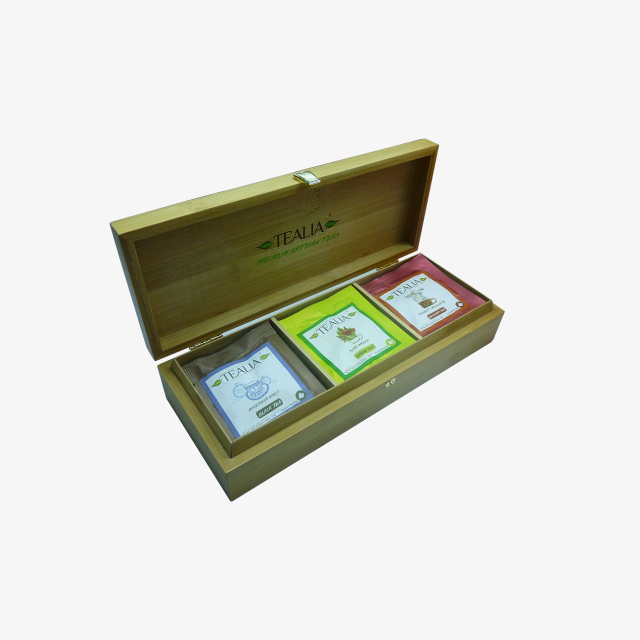 Wooden Gift Box of 15 sachets
